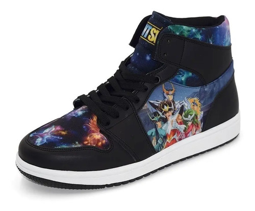Tenis Saint Seiya Caballeros Zodiaco Bronce Hi Top / Bota