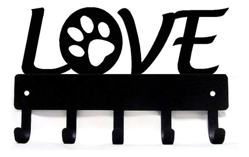 The Metal Peddler Love With Dog Paw - Colgador Para Llaves Y