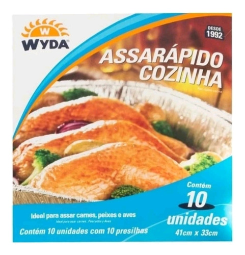 30 Sacos Assa Rápido Cozinha Wyda Assado Carne Frango 41x33