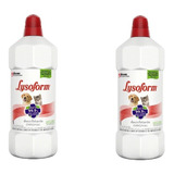 Kit 2 Desinfetante Original Lysoform Pets 1l 