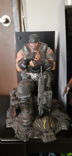 Figura Estatuilla Gears Of War 3 Xbox 360 Marcus Fenix Epica