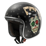 Casco Moto Tatto Bobber