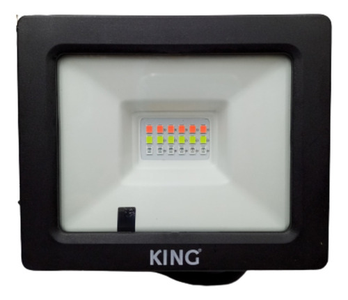 Reflector Led Rgb Proyector 20w Exterior Ip65 King