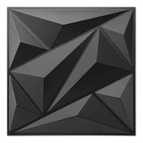 Paquete De 33 Paneles De Pared 3d Art3dwallpanels Negro