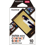 Fujifilm Película De Hoja De Contacto Instax Mini 10 Hojas