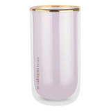 Vaso Doble Vidrio Rosado 430 Ml