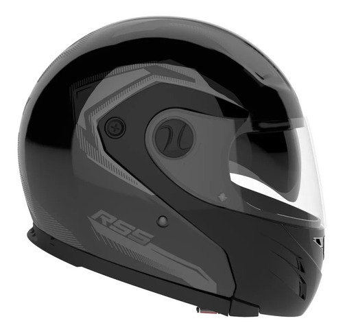 Casco Moto Hawk Rs5 Vector Negro Bri Doble Visor Avant Motos