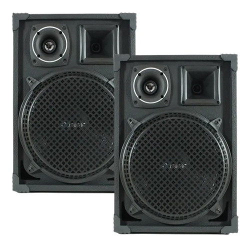 Combo 2 Caixa Acústica Som Music Way 500rms 12 Pol Passiva