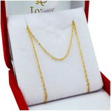 Collar Cadena Singapur Oro 18k 1 Gramo 45 Cm Mujer Dama 