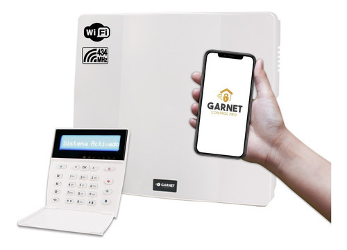 Panel Alarma Casa Pc-900 Comunicador Wifi Garnet