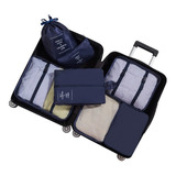 Organizadores De Equipaje Set De Bolsas Para Viaje Kit X7