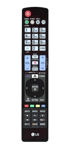 Controle Remoto LG Smart Tv 3d Original - Akb74115501 Pilhas