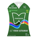 Colorante Telas Mariposa Tye Dye Verde Ultramar (100pz)