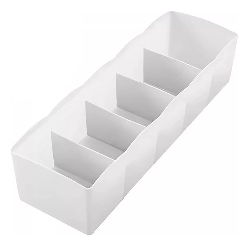 Organizador Ropa Interior Medias 5 Divisiones Plastico X3uni