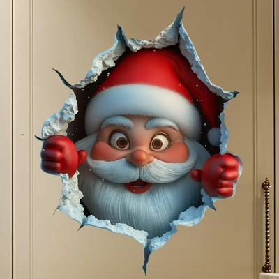 Bonitas Pegatinas De Pared Autoadhesivas Navideñas