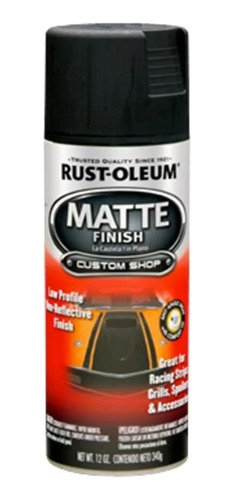 Aerosol Automotor Negro Mate Rust Oleum Pintu Don Luis Mdp