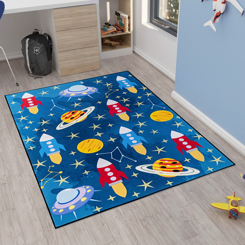 Tapete Infantil 1,00m X 1,40m Antiderrapante Para Quarto