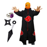 Cosplay Tobi Manto Akatsuki Naruto Anime Máscara Obito Geek