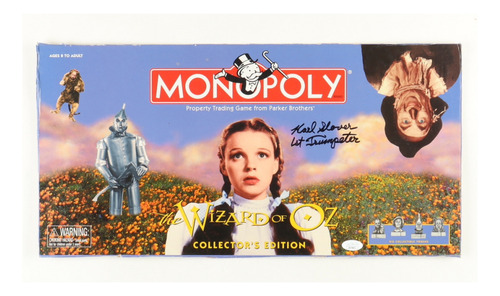 Jogo Monopoly Wizard Of Oz 1998 Collectors Edition Raro