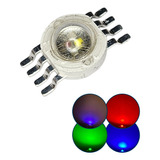 Chip Led Rgbuv 12w 8 Pines Pastilla Led Rgb + Ultravioleta