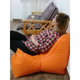 Puff Fiaca Sillón Bkf 75x75x75 Ecocuero Living Oferta !!