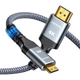 Highwings Mini Hdmi To Hdmi Cable 10ft, 4k 60hz High Speed H