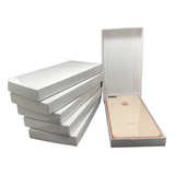 Kit 100 Unidades Brancas Para iPhone Vitrine Com Espuma Luxo