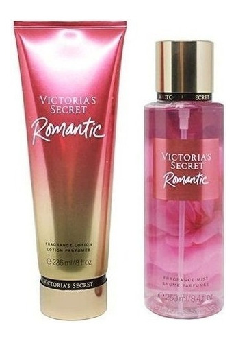 Kit Victoria's Secret Body Splash Col + Creme Romantic   !!!