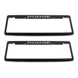 Kit 2 Cubre Patente Negro P/ Dodge Journey Ram