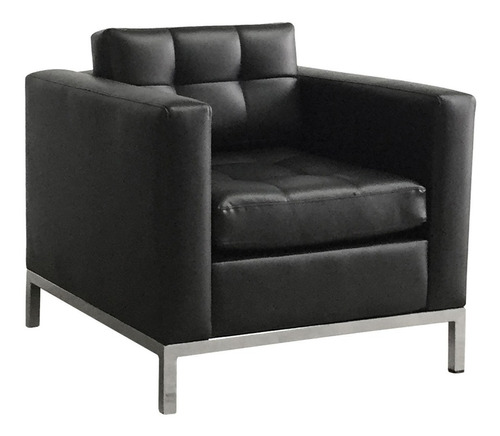 Sillón Nórdico Knoll Tapizado Capitone Brillant Tisera Sof16