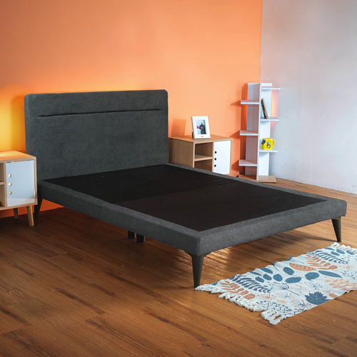 Cama Individual Danita, Base Armable Con Cabecera Roomi