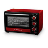 Horno De Mesa Eléctrico Ultracomb Uc17 17 L Rojo/negro 1280w