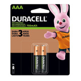 Pack Pilas Recargables Aaa Duracell 12u