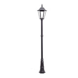 Columna Liviana Con Farol Italiano Para Exterior