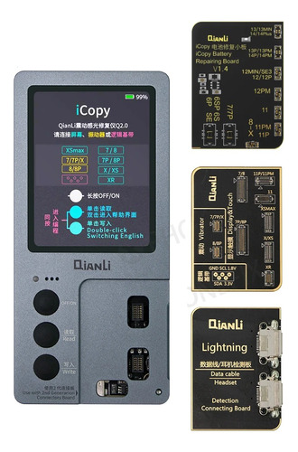Icopy Plus C/ 3 Placas Lcd / Bateria Programador Para iPhone