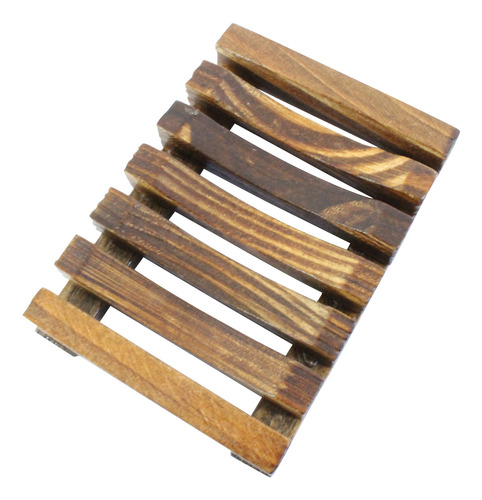 Bandeja De Jabón De Madera De Bambú Para Almacenamiento En E