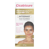 Cicatricure Protetor Solar Fps50 Antissinais Matte - 40g