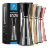 Zulay Premium Japanese Style Double Cocktail Jigger 18 ...