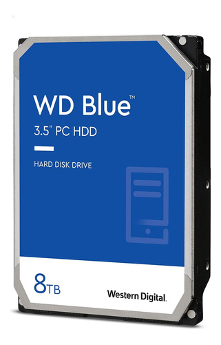 Disco Duro Interno Western Digital De 8 Tb Wd Blue Pc Hdd -.