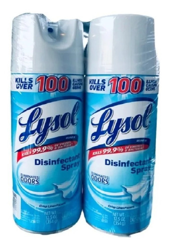 Desinfectante Lysol 2/354 Gr Msi