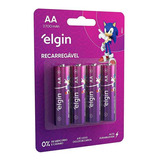 Aa 2700 Mah Pilha Recarreg.elgin Blist.4