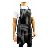 Delantal Cocina Tela Unisex Impermeable Uso Gastronomia