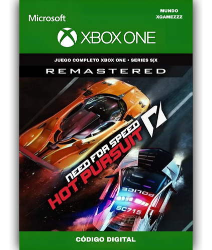 Need For Speed Hot Pursuit Remastered Xbox One - Series
