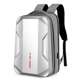 Mochila Para Notebook Dell Pro Gaming Acer Nitro Hp Lenovo Legion Asus Acell Macbook Impermeável 17 Polegadas Cor Prateado Design Lisa