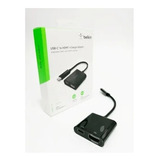 Adaptador Convertidor Usb Tipo C A Hdmi- Puerto Carga Belkin