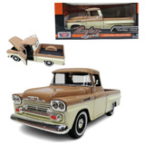 1958 Chevy Apache Fleetside Motormax Diecast Escala 1:24