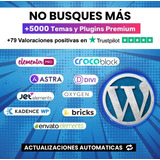 Plugins Y Temas Premium Wordpress Wocommerce +d5000 Original