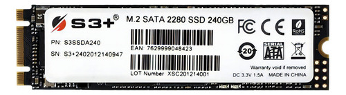 Hd Ssd M.2 240gb S3+ S3ssda240