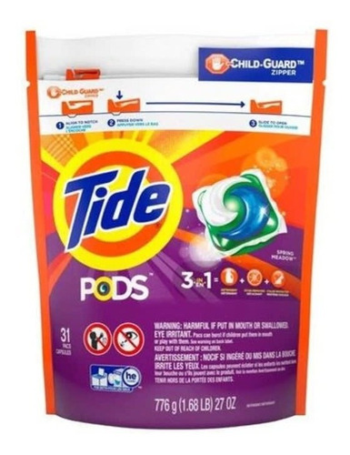 Pods Detergente En Capsulas Tide 31 Un