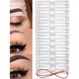 Set De 12 Plantillas Para Pintar Cejas